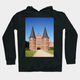 Holsten Gate, Luebeck, Schleswig-Holstein, Germany, Europe Hoodie